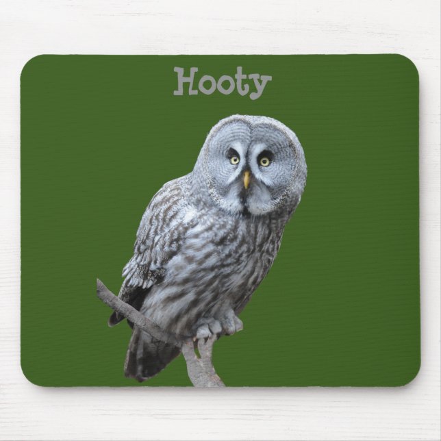 Great Gray Owl Mouse Pad (Front)