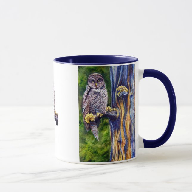 Great Gray Owl Mug (Right)