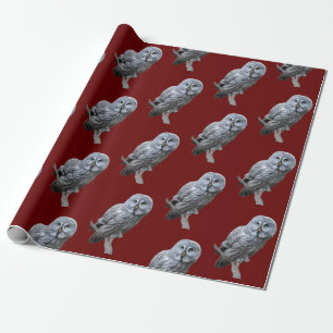 Great Gray Owl Wrapping Paper