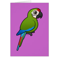 Birdorable Great Green Macaw Note Card