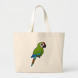 Birdorable Great Green Macaw Jumbo Tote Bag