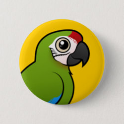 Cute U.S. Flag of Birds Round Button in Birdorable Shop