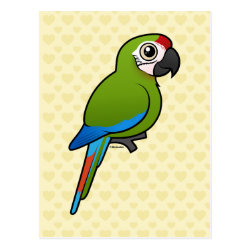 Birdorable Great Green Macaw Postcard