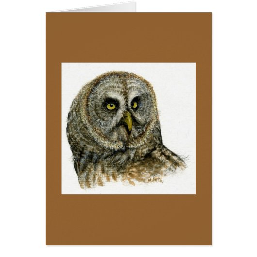 "Great Grey Owl" Cards (Front)