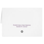 Great Grey Owl in Tree Cards (Back Horizontal)