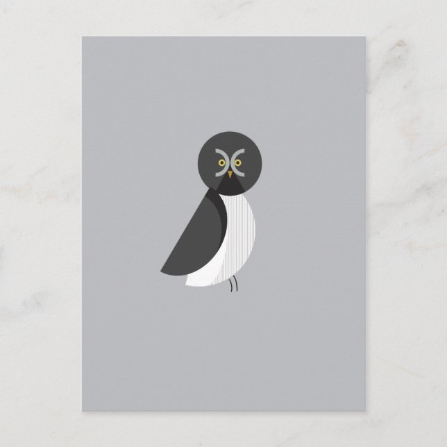 Great Grey Owl postcard (Front)