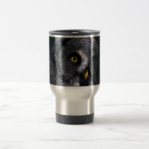 Great Grey Owl Travel Mug