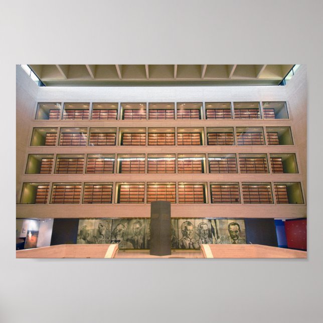 Great Hall, Lyndon B. Johnson Library and Museum Poster (Front)