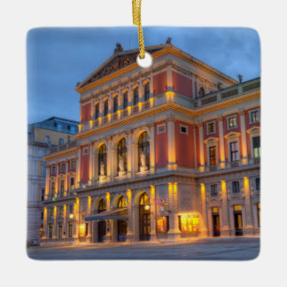 Great Hall of Wiener Musikverein, Vienna, Austria Ceramic Ornament