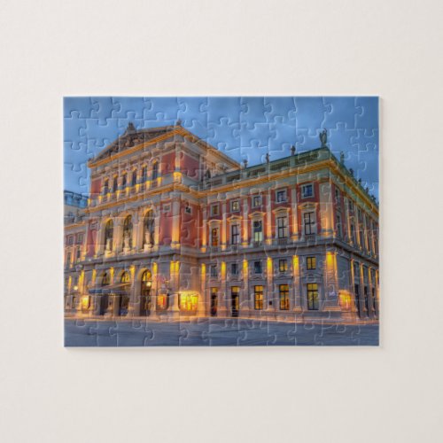 Great Hall of Wiener Musikverein Vienna Austria Jigsaw Puzzle
