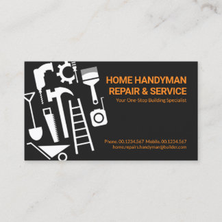 Great Handyman Tools Home Repairs Business Card