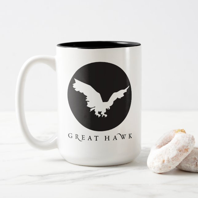 Great Hawk Coffee Mug (With Donut)