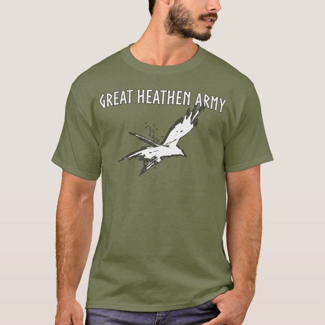 Great Heathen Army | Flying Raven T-Shirt (Front)