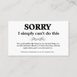 Great help for neurodivergent people business card