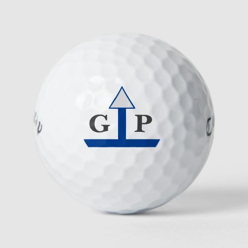 GREAT HITTER AIM GUIDE MONOGRAM GOLF BALLS