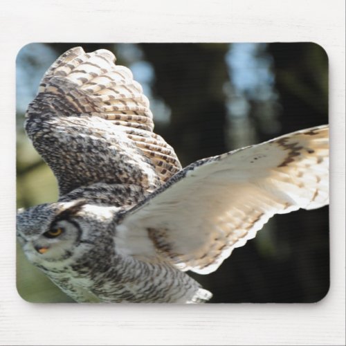 Great Horn Owl  mouse pad 12