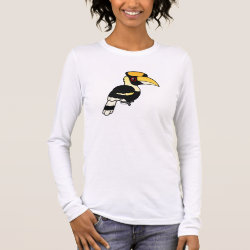 Great Hornbill Women's Bella+Canvas Long Sleeve T-Shirt
