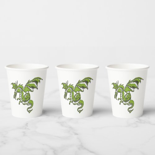 Great Horned Owl at Night Welcome Paper Cups