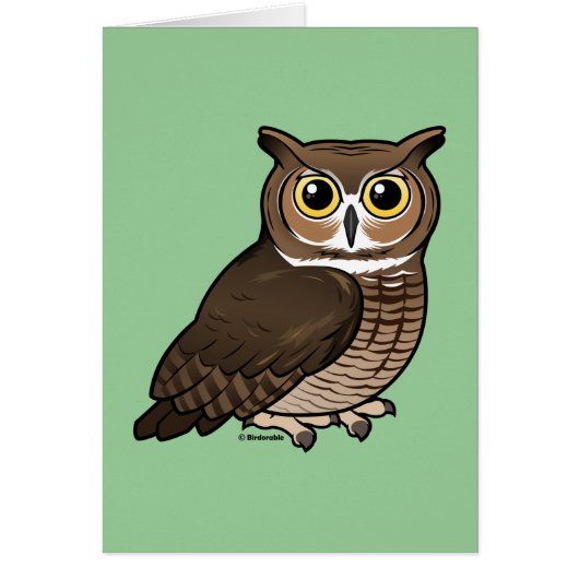 Great Horned Owl Cards (Front)