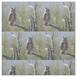 Great Horned Owl Fabric