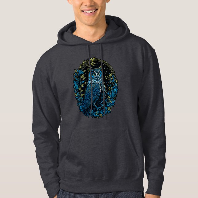 Great Horned Owl Hoodie (Front)