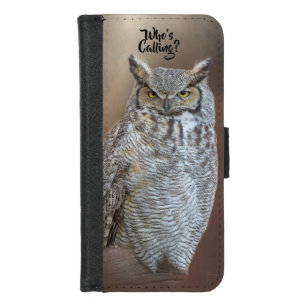 Great Horned Owl iPhone 8/7 Wallet Case
