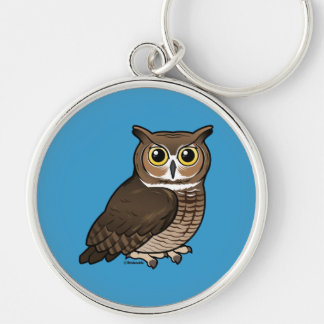 Great Horned Owl Keychain