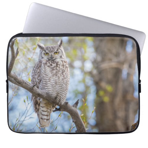 Great Horned Owl  Lincoln County Wyoming Laptop Sleeve