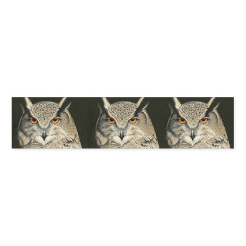 Great Horned Owl Napkin Bands