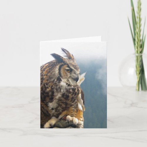 Great Horned Owl Note Card