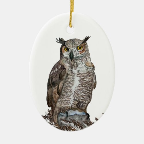 Great Horned Owl Ornament