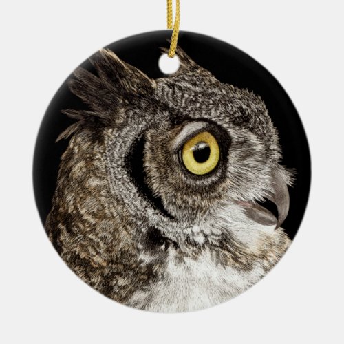 Great_horned Owl Ornament _ Bella