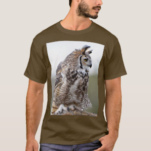Great Horned Owl Photo T-Shirt