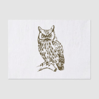 Great Horned Owl Tissue Paper