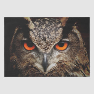 great horned owl tissue paper
