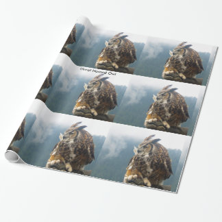 Great Horned Owl Wrapping Paper