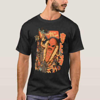 Great Hot Dog Kaiju Japanese Art T-Shirt