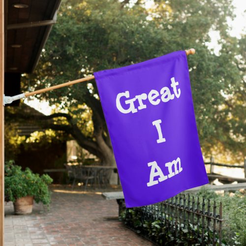 Great I Am Names Of God Church Banner House Flag