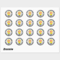 Great job stars employee recognition stickers, Zazzle