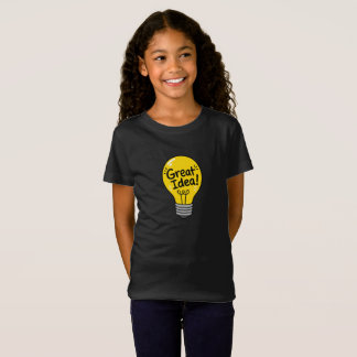 Great Idea Light Bulb Kids T-Shirt