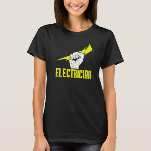 Great Idea Women Men Electrician T-Shirt