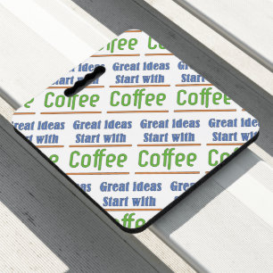 Great ideas Start with Coffee Seat Cushion