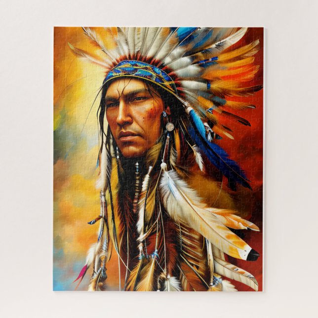 Great Indian Warrior  Jigsaw Puzzle (Vertical)