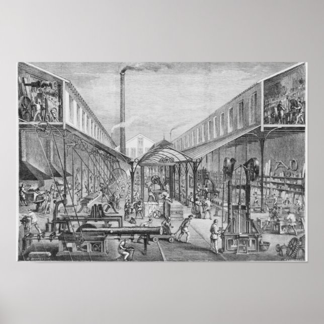 Great industries, workshops of construction poster (Front)