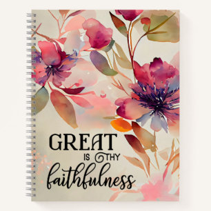 Great is Thy Faithfulness Beloved Hymn Notebook