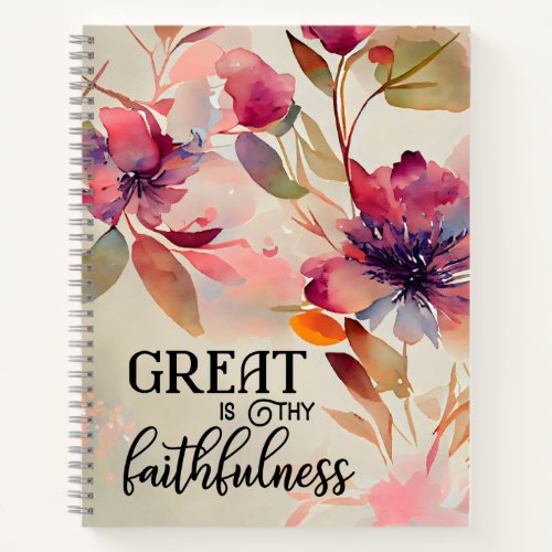 Great is Thy Faithfulness Beloved Hymn Notebook