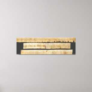 Great Isaiah Scroll Dead Sea Scrolls 1QIsaa Canvas Print