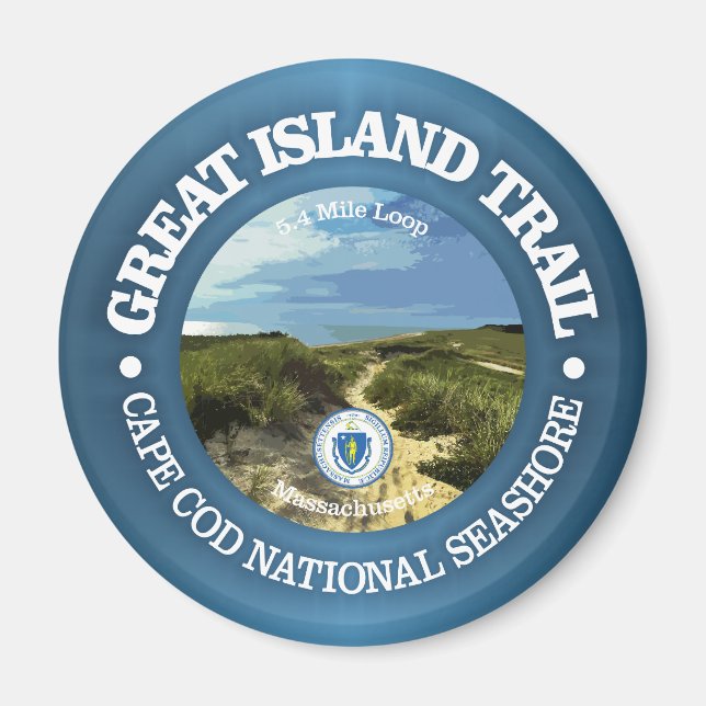 Great Island Trail (rd) Magnet (Front)