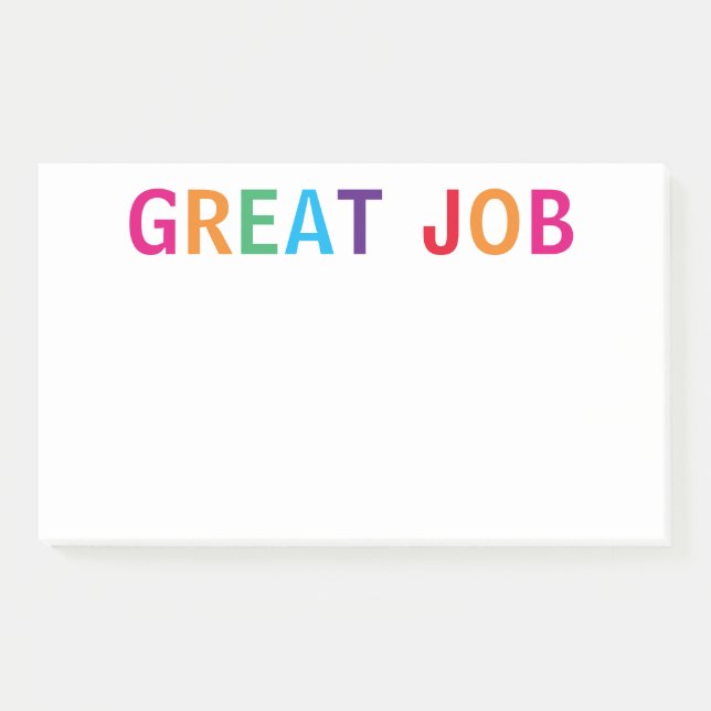 Great Job Bright Notes (Front)