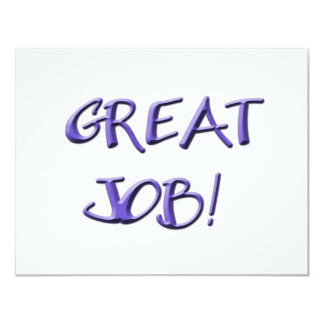 Thank For A Job Well Done Cards | Zazzle